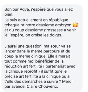 Témoignage écrit de Claire